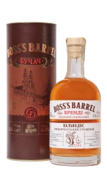 Бренди плодовый ординарный "Кальвадос Прикарпатский грушевый"(BOSS`S BARREL) 0,5л Бренди плодовый ординарный "Кальвадос Прикарпатский грушевый"(BOSS`S BARREL) 0,5л